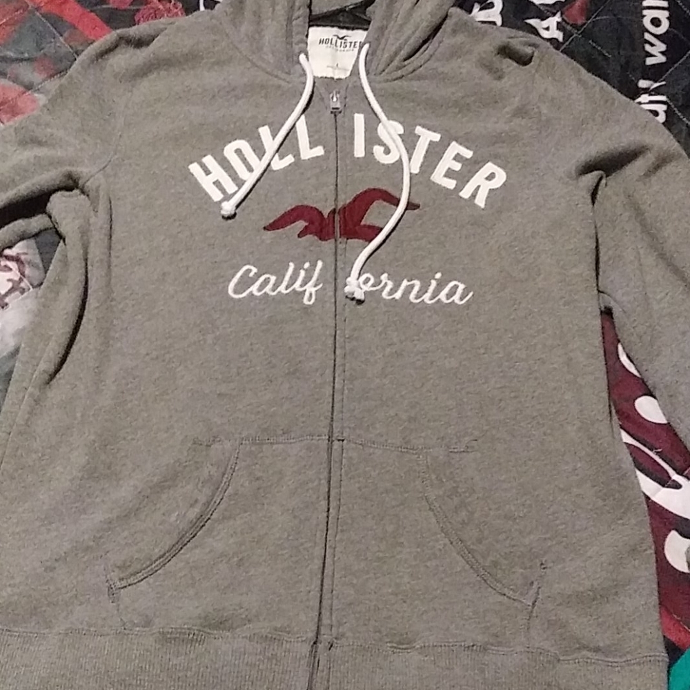 L hollister hoodie